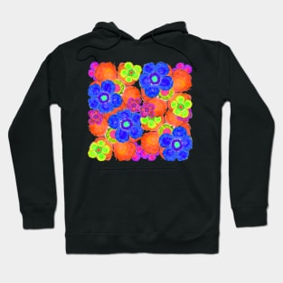 Colored Flowers Hoodie